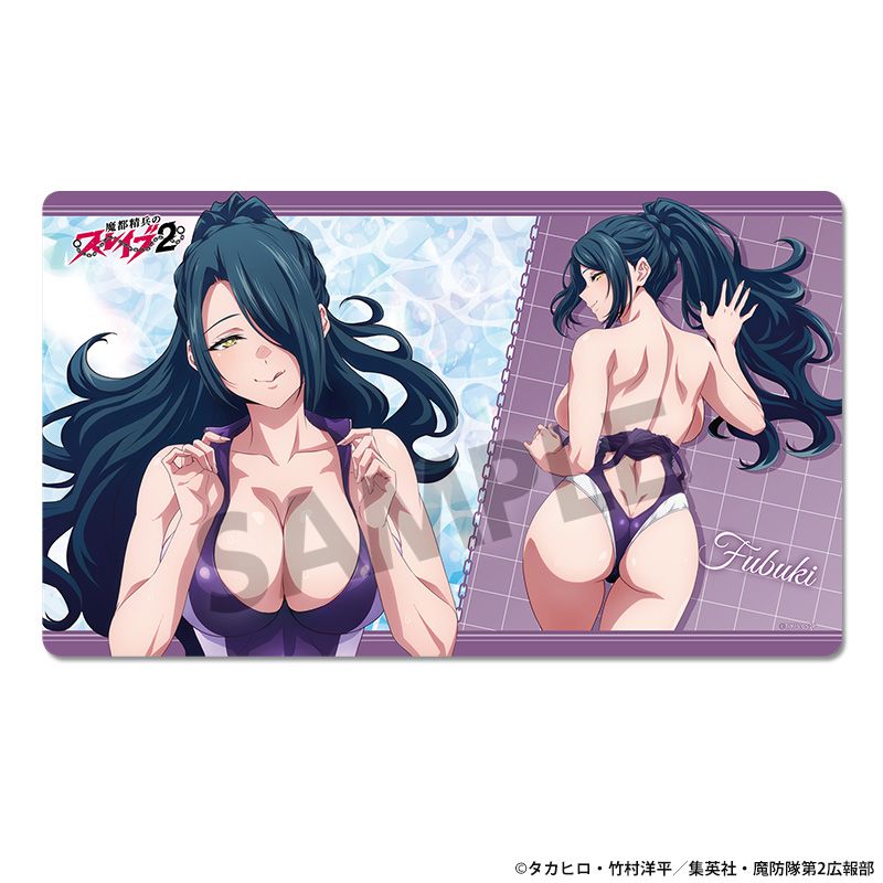 魔都精兵のスレイブ2 描き下ろしラバーマット 東風舞希 競泳水着 ver. - AniSmile