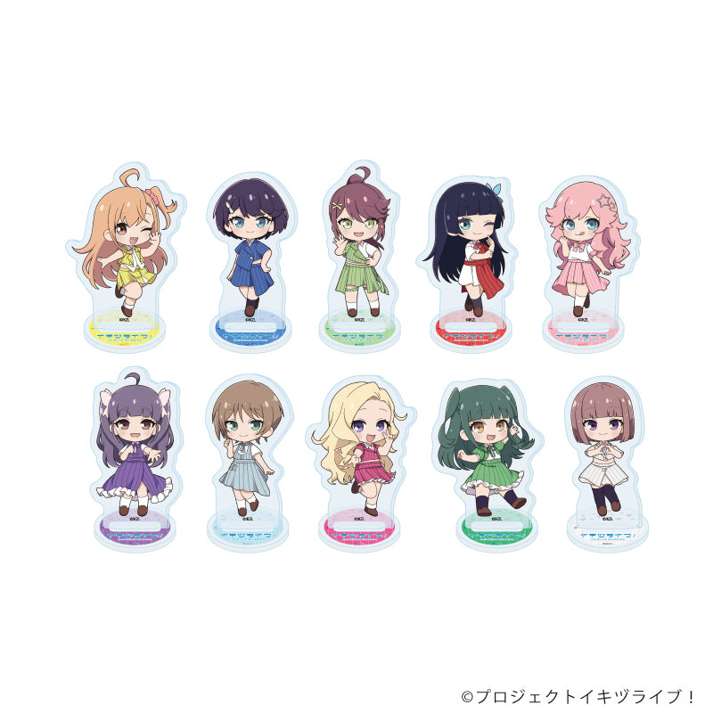 アクリルぷちスタンド「イキヅライブ! LOVELIVE! BLUEBIRD」01/トレーディング(全10種)(ミニキャライラスト) - AniSmile
