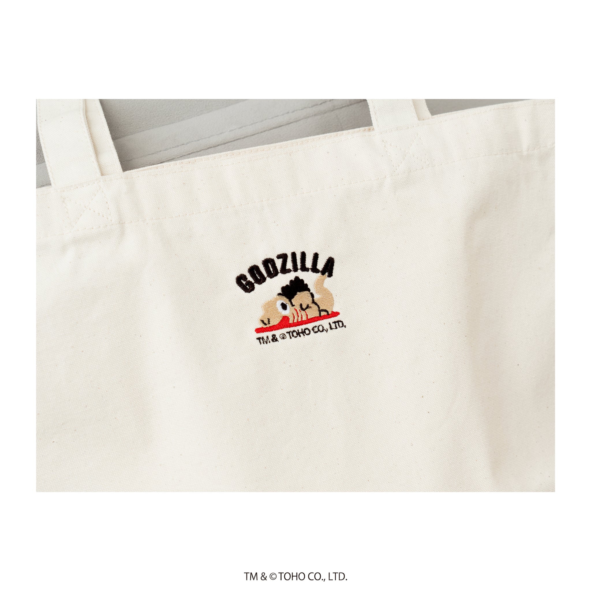 ゴジラシリーズ 刺繍トートバッグ 01.ゴジラ(2016)第2形態 图片 2 | AniSmile