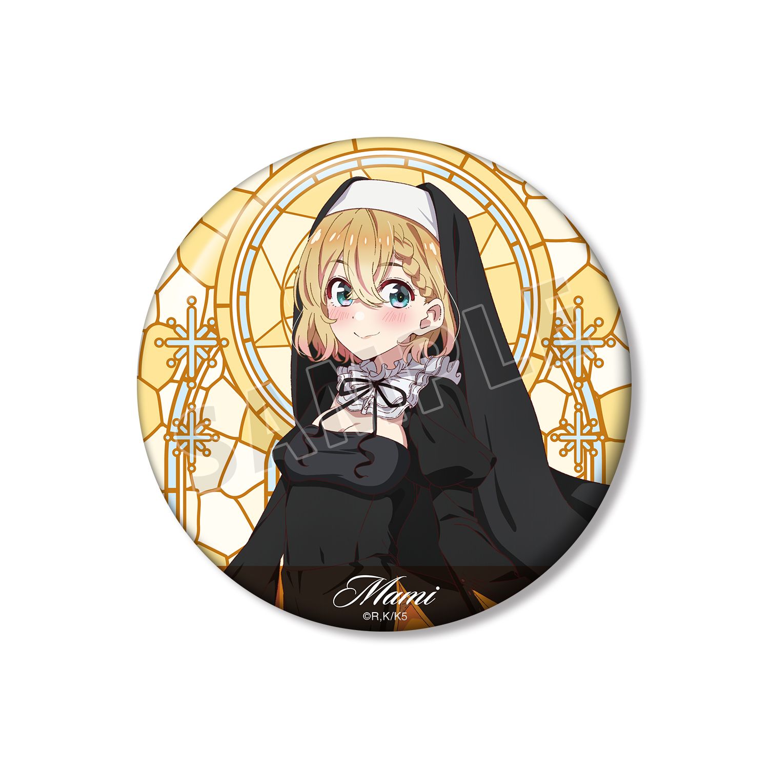 TVアニメ『彼女、お借りします』 描き下ろし 七海麻美 シスターver. 100mm缶バッジ Image 3 | AniSmile