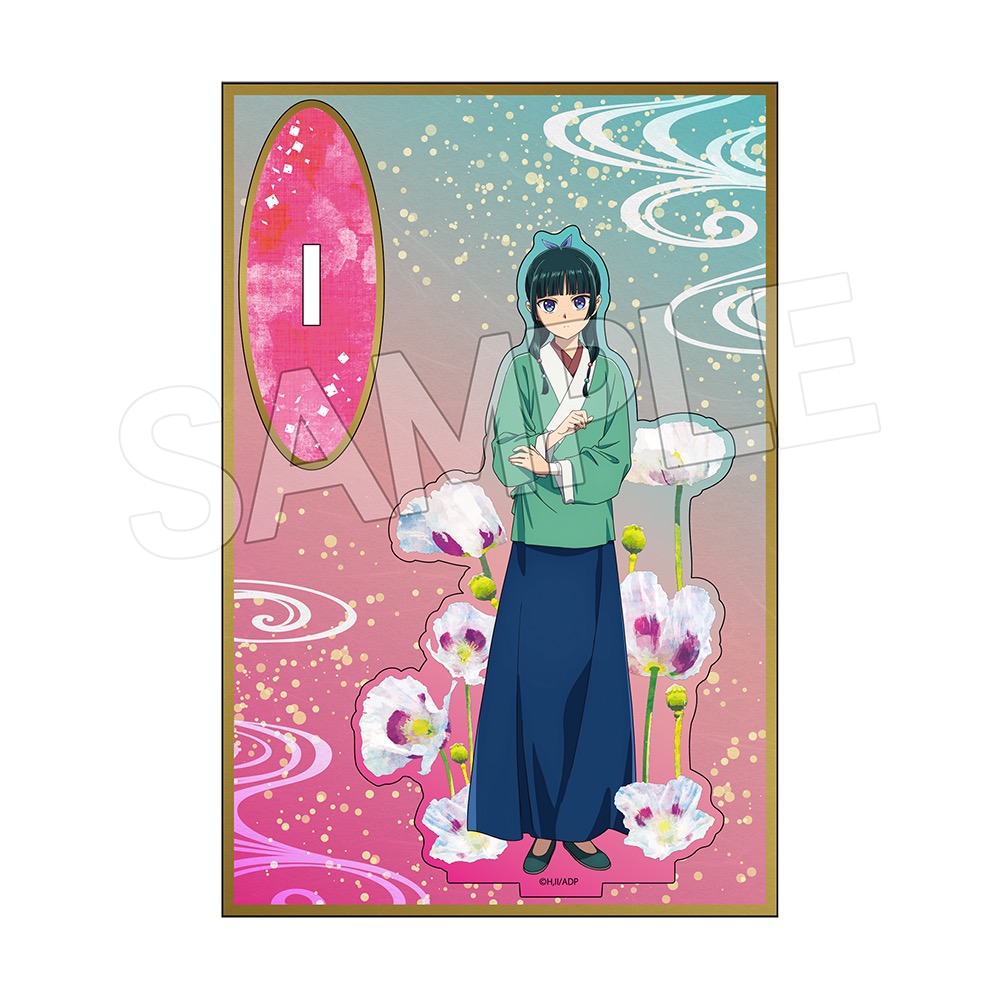 薬屋の ひとりごと フラワーモチーフVol.3 アクリルスタンド 猫猫B(芥子) Image 2 | AniSmile