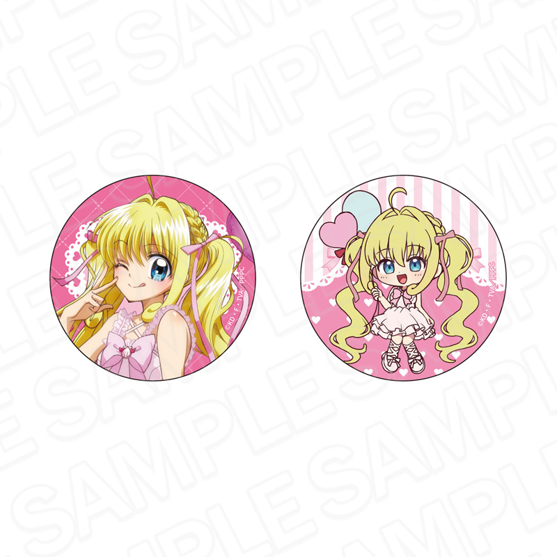 マーメイドメロディー ぴちぴちピッチ ホログラムカンバッジセット るちあ Birthday Party! ver. - AniSmile