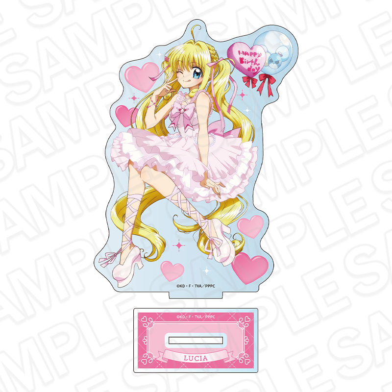 マーメイドメロディー ぴちぴちピッチ ホログラムアクリルフィギュア るちあ Birthday Party! ver. - AniSmile