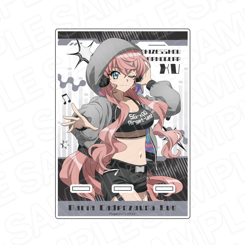 戦姫絶唱シンフォギアXV アクリルスマホスタンド マリア・カデンツァヴナ・イヴ DJ ver. - AniSmile