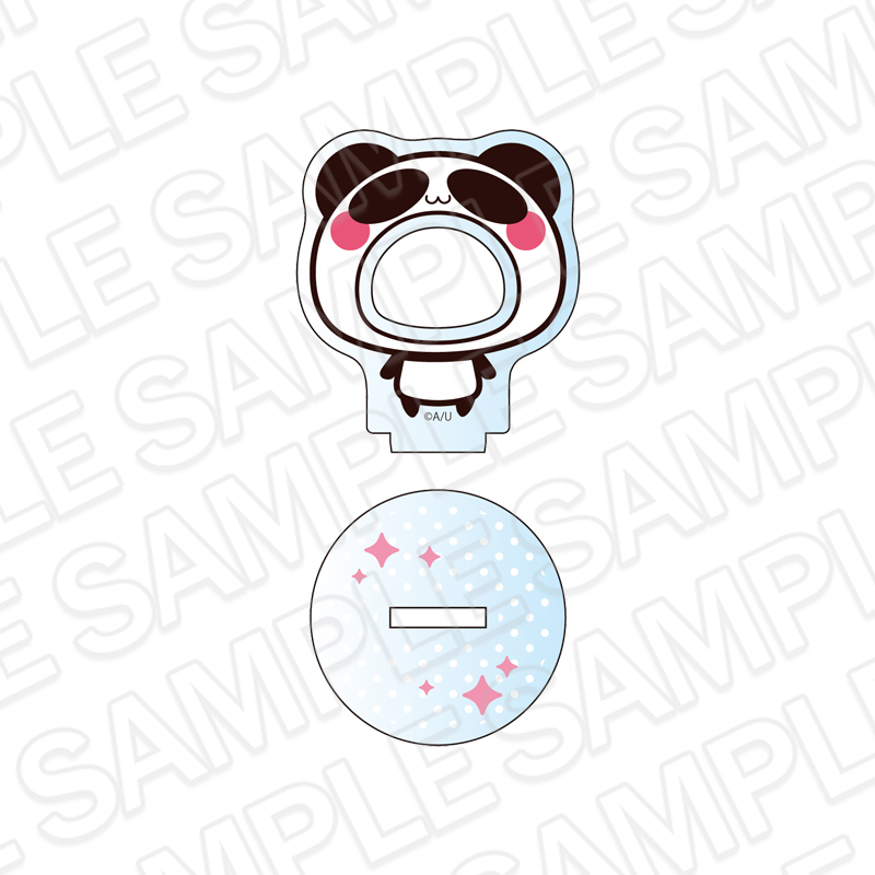 あおぱんだ 着せ替え缶バッジフレームスタンド あーちゃん - AniSmile