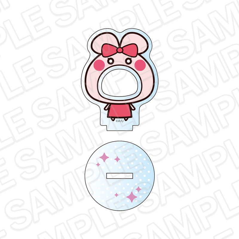 あおぱんだ 着せ替え缶バッジフレームスタンド うらら - AniSmile