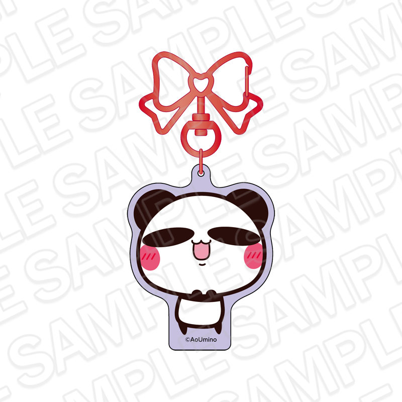 あおぱんだ ホログラムアクリルキーホルダー うふふ - AniSmile
