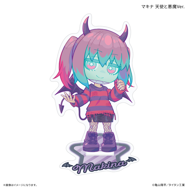 『銀河特急 ミルキー☆サブウェイ』 ミニアクリルスタンド マキナ 天使と悪魔Ver. - AniSmile