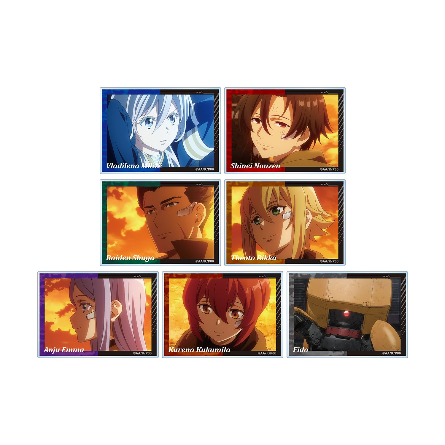 TVアニメ「86―エイティシックス―」 トレーディング場面写アクリルカード(単位/単品) Image 2 | AniSmile