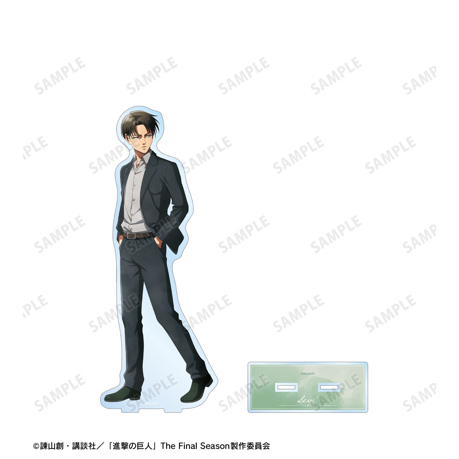 TVアニメ『進撃の巨人』 描き下ろし リヴァイ 歩み・水彩風ver. 特大アクリルスタンド 画像 3 | AniSmile