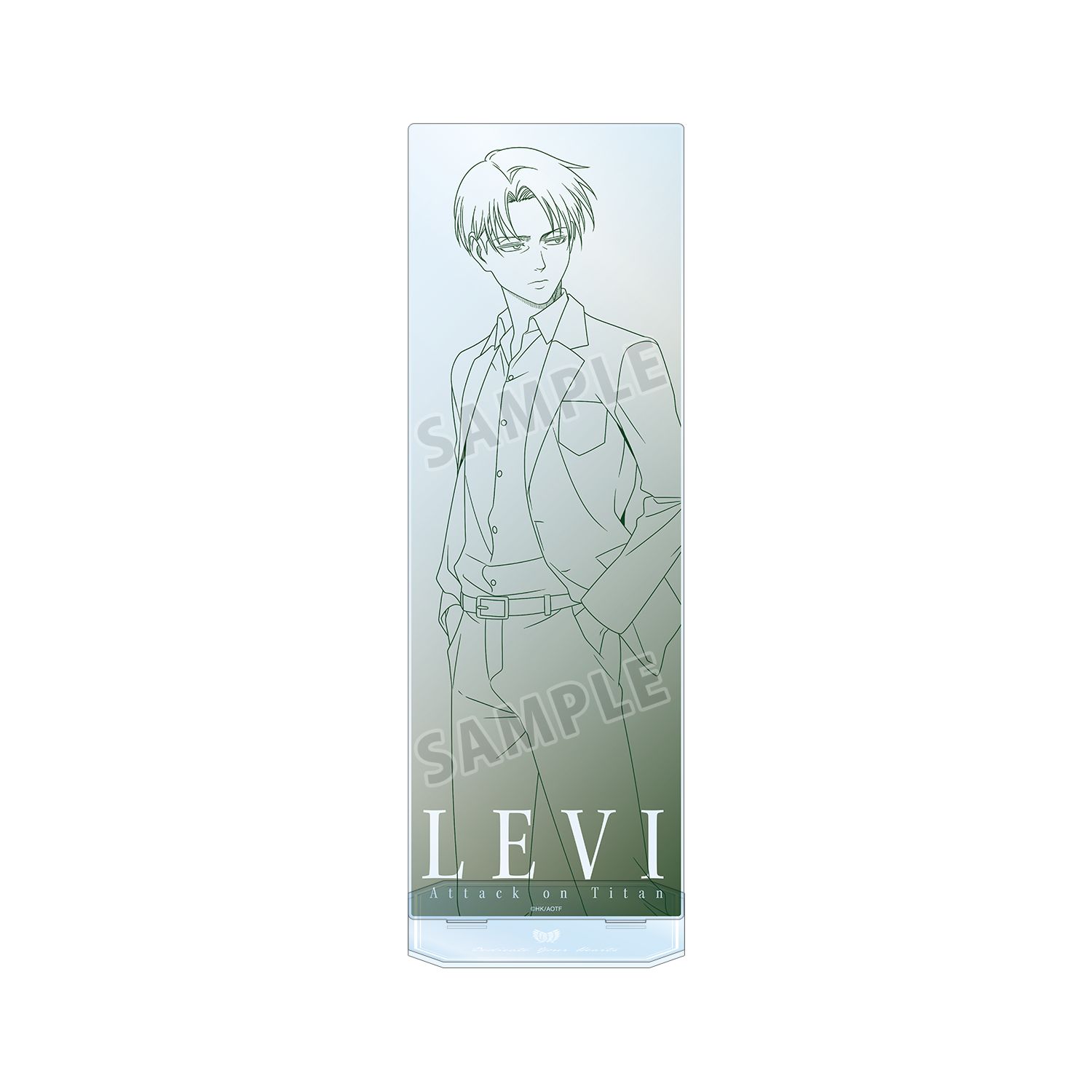 TVアニメ『進撃の巨人』 描き下ろし リヴァイ 歩み・線画ver. 特大アクリルスタンド - AniSmile