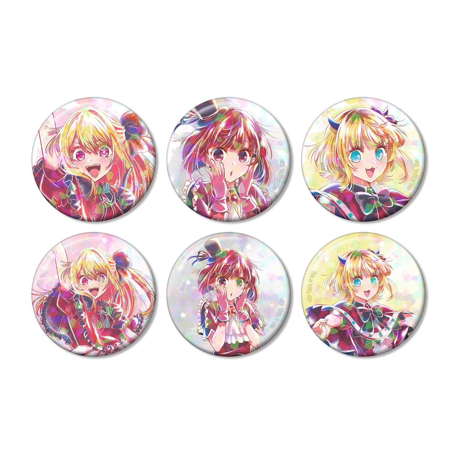 【推しの子】 B小町 トレーディング Ani-Art aqua label 第2弾 ホログラム缶バッジ(単位/単品) 画像 3 | AniSmile