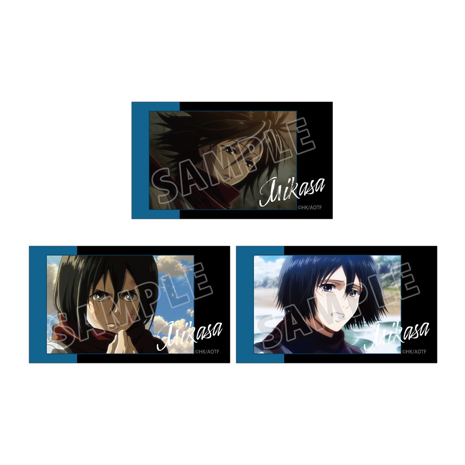 TVアニメ『進撃の巨人』 ミカサ 場面写Ani-Frame3枚セット 图片 6 | AniSmile