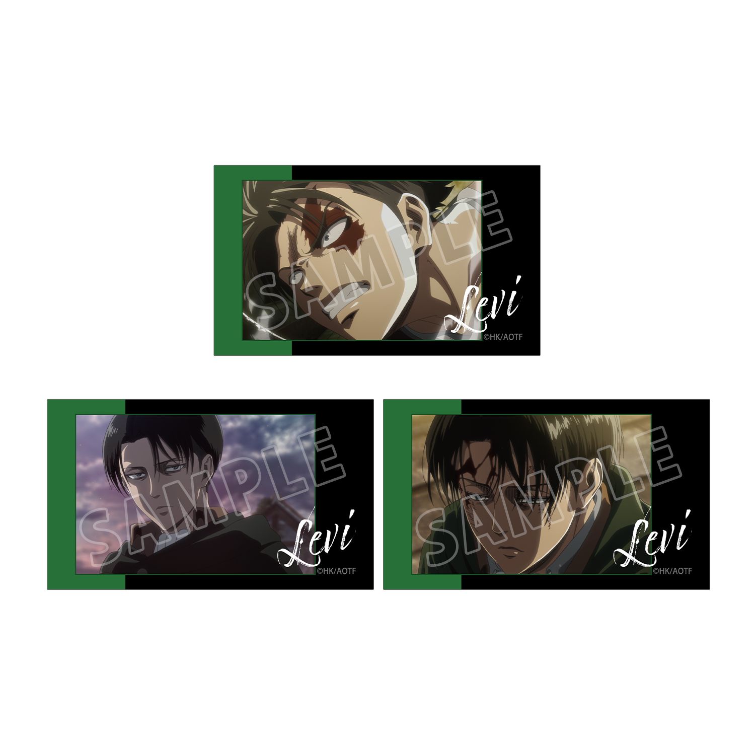 TVアニメ『進撃の巨人』 リヴァイ 場面写Ani-Frame3枚セット 图片 6 | AniSmile