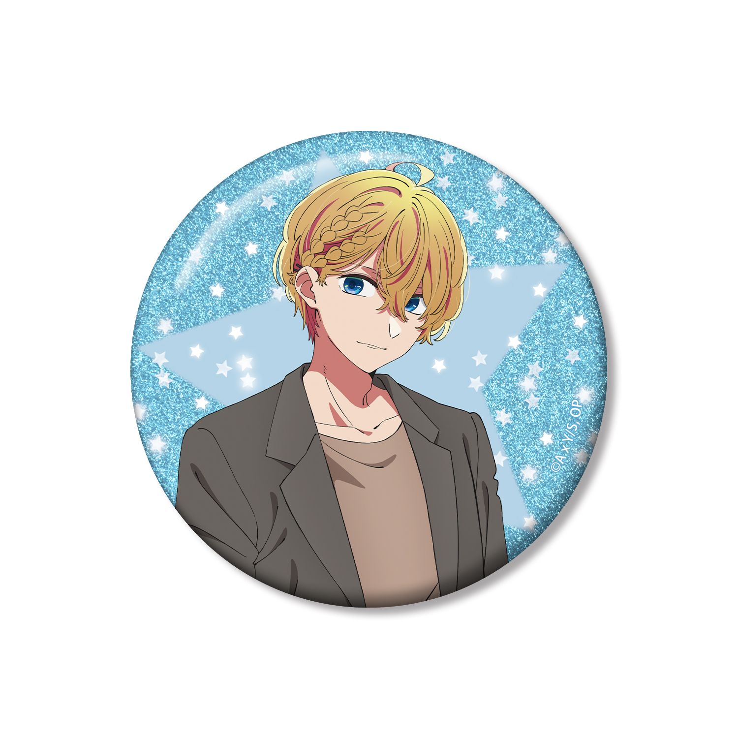 【推しの子】 アクア 75mmグリッター缶バッジ 图片 4 | AniSmile
