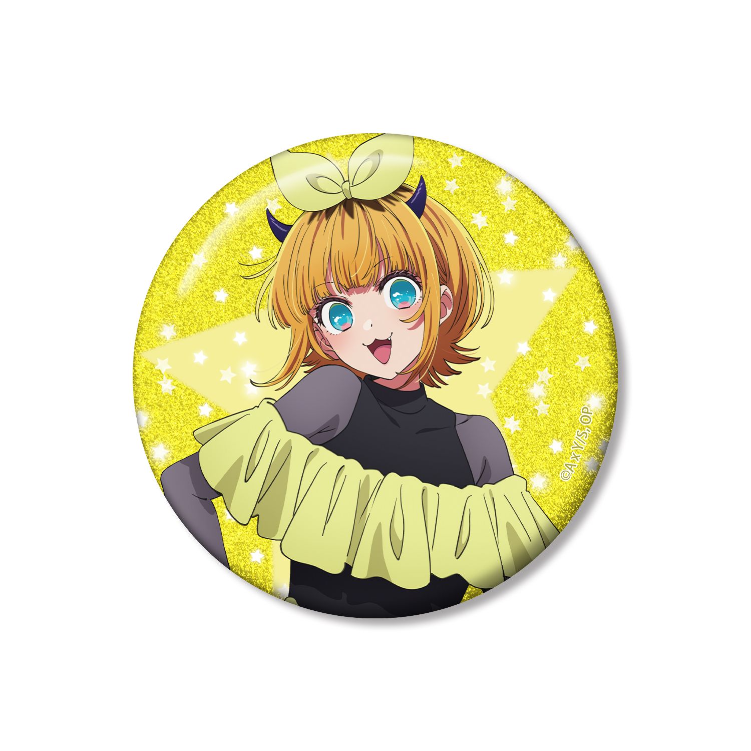 【推しの子】 MEMちょ 75mmグリッター缶バッジ 图片 4 | AniSmile