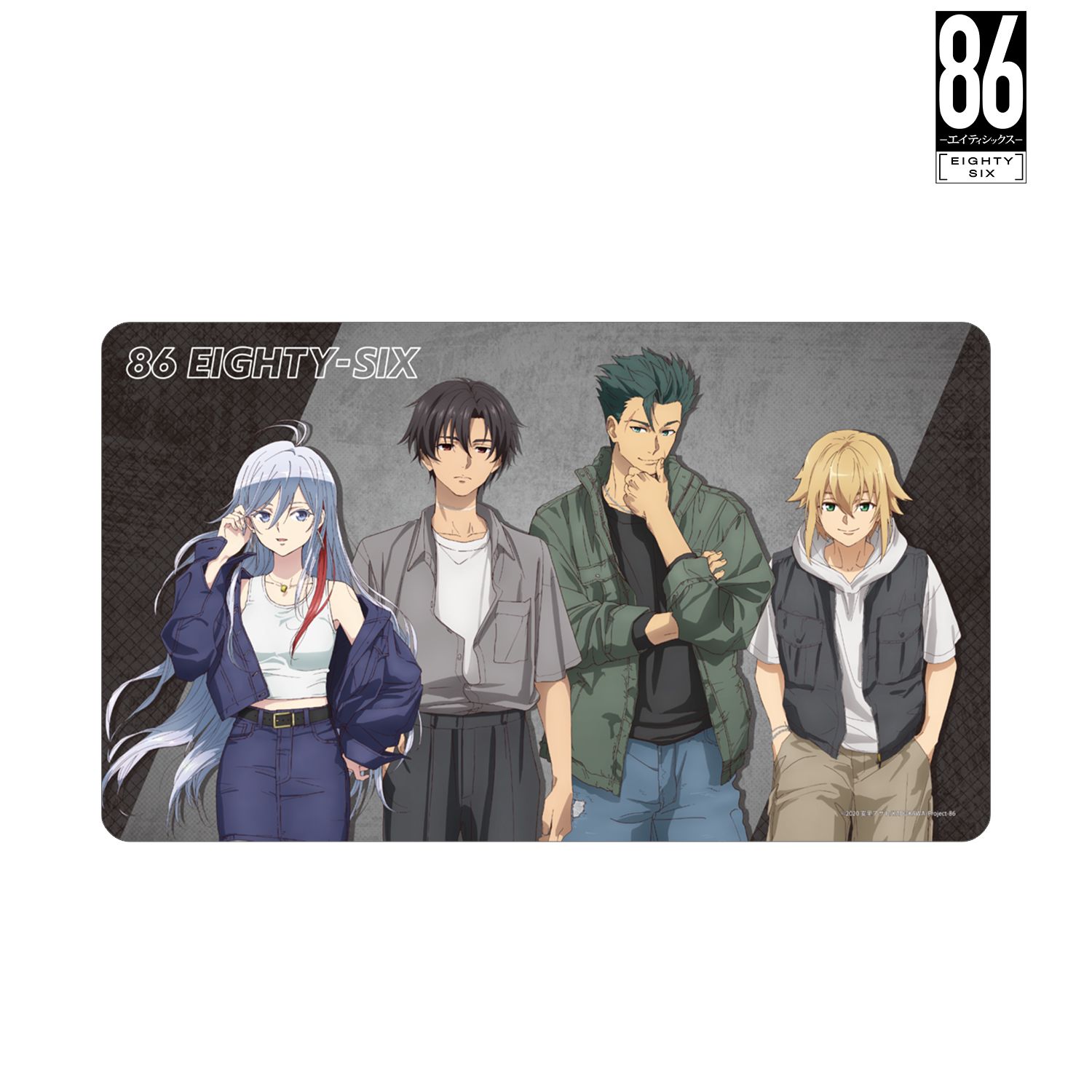 TVアニメ「86―エイティシックス―」 描き下ろし 集合 ストリートファッションver. マルチデスクマット 图片 2 | AniSmile