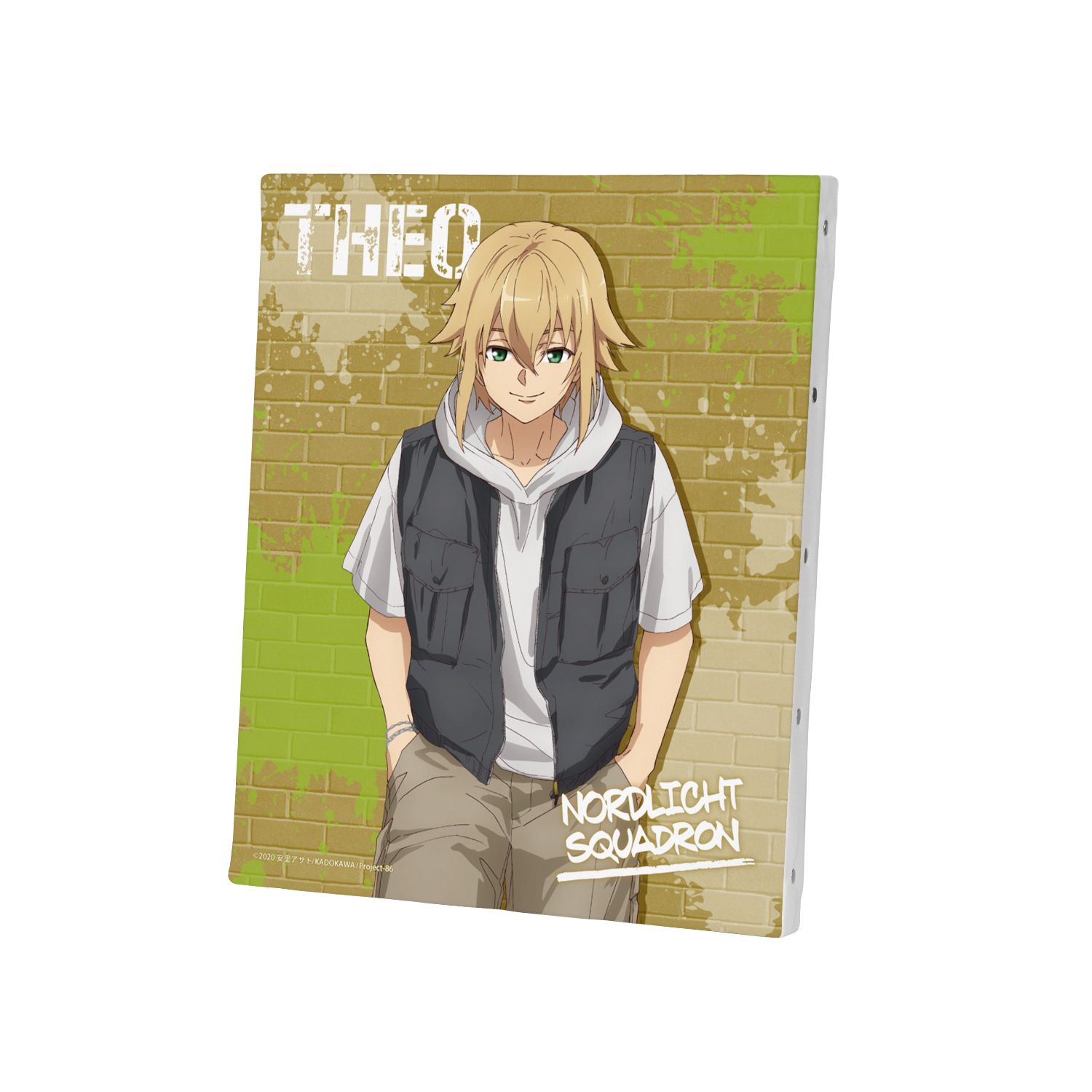 TVアニメ「86―エイティシックス―」 描き下ろし セオト・リッカ ストリートファッションver. F3号キャンバスボード - AniSmile