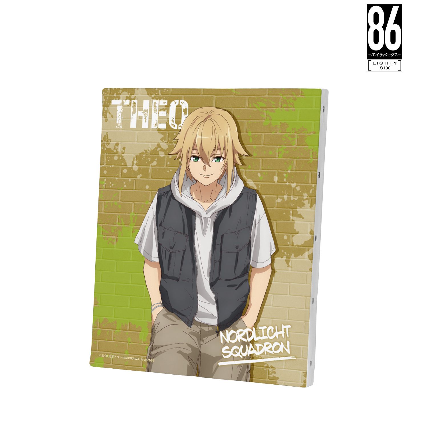 TVアニメ「86―エイティシックス―」 描き下ろし セオト・リッカ ストリートファッションver. F3号キャンバスボード 图片 2 | AniSmile