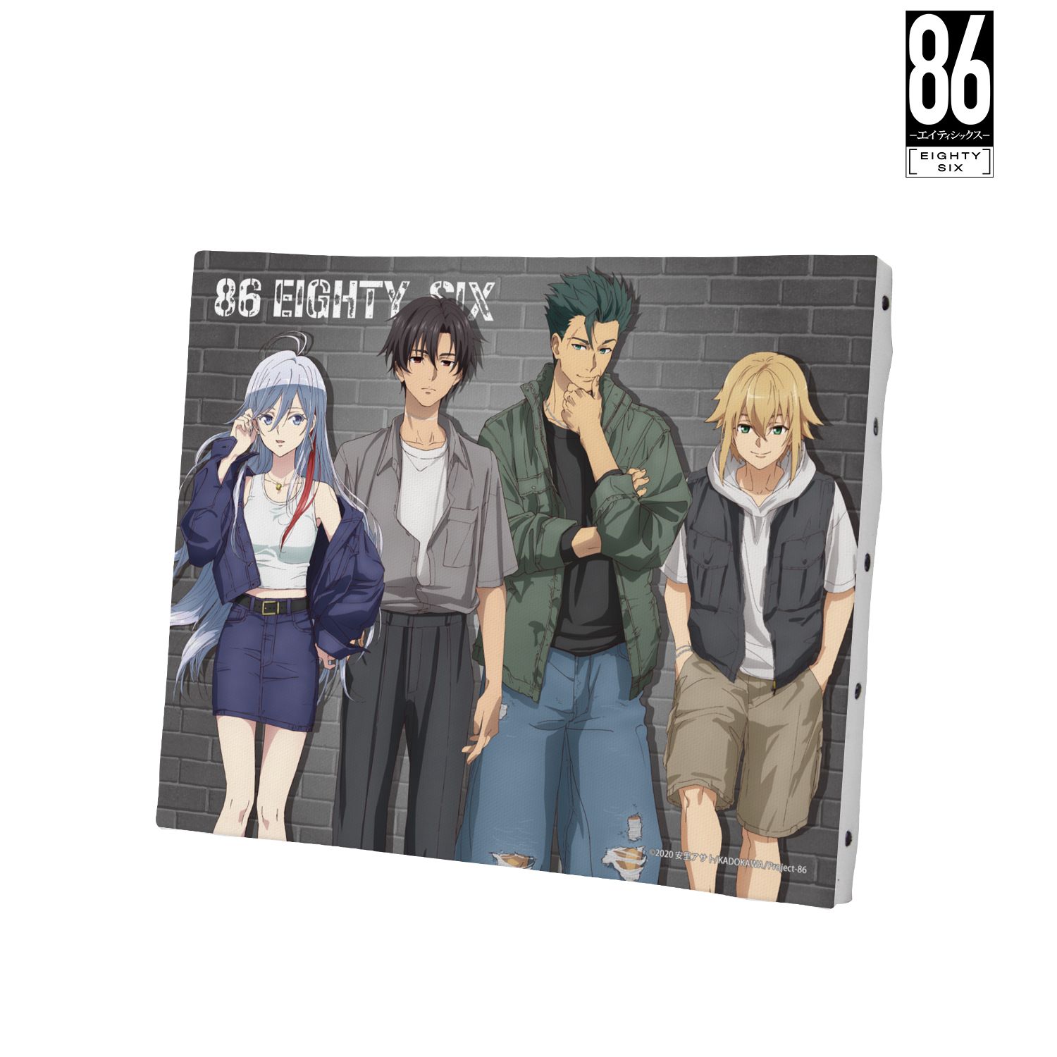 TVアニメ「86―エイティシックス―」 描き下ろし 集合 ストリートファッションver. F3号キャンバスボード 图片 2 | AniSmile