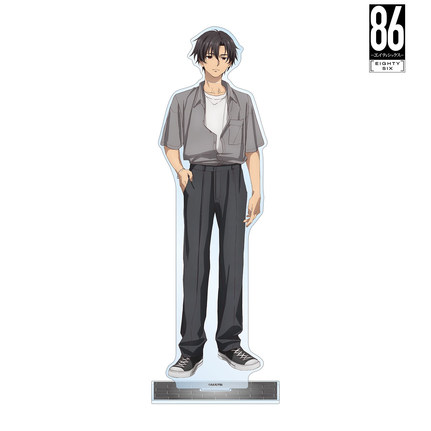 TVアニメ「86―エイティシックス―」 描き下ろし シンエイ・ノウゼン ストリートファッションver. 特大アクリルスタンド 图片 2 | AniSmile