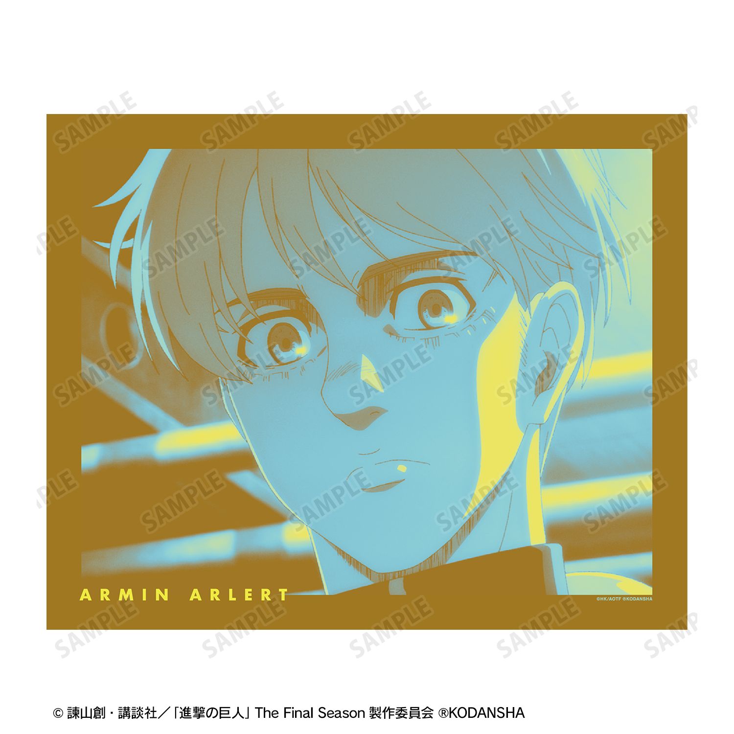 TVアニメ『進撃の巨人』 アルミン paleful キャンバスボード Image 3 | AniSmile