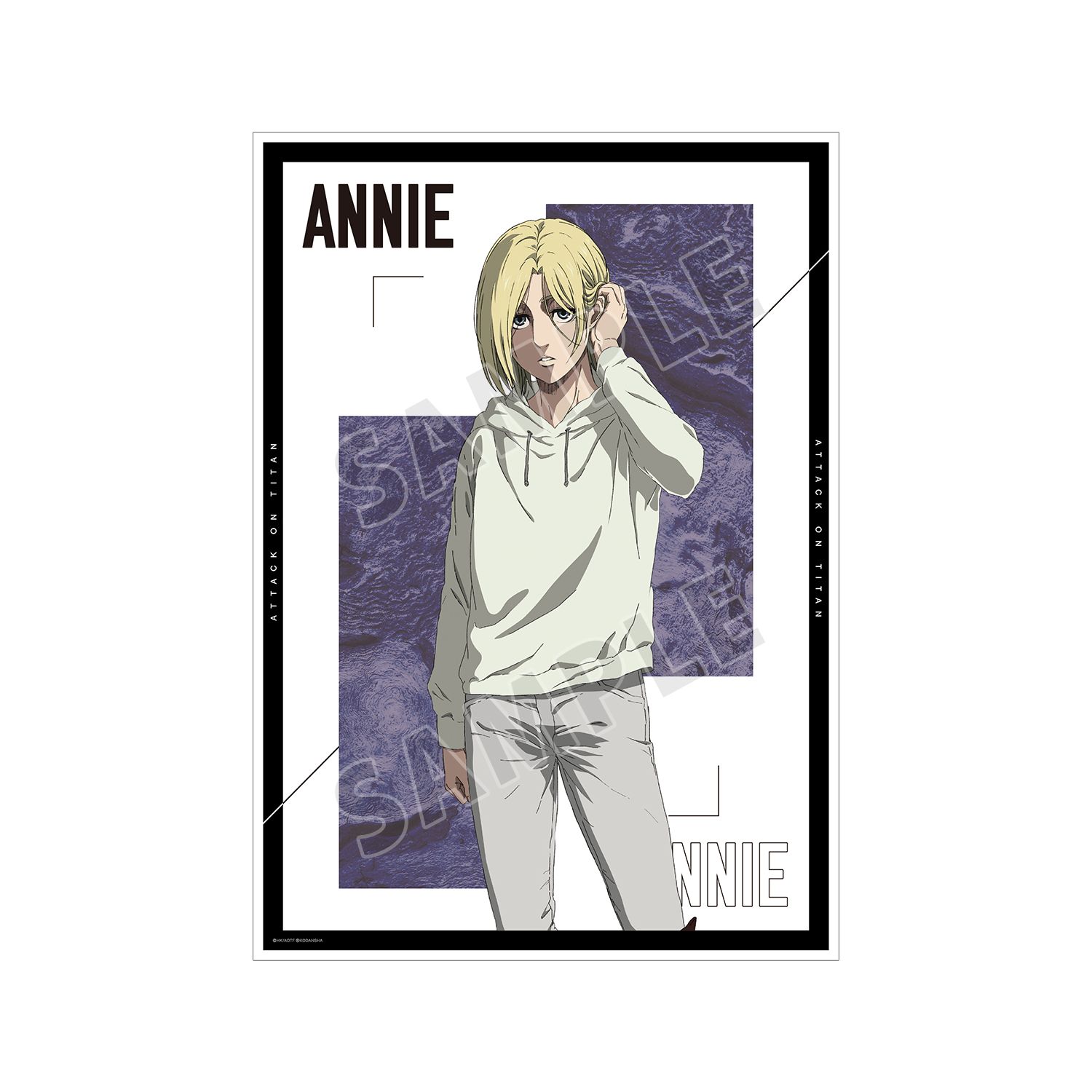 TVアニメ『進撃の巨人』 アニ A3マット加工ポスター - AniSmile