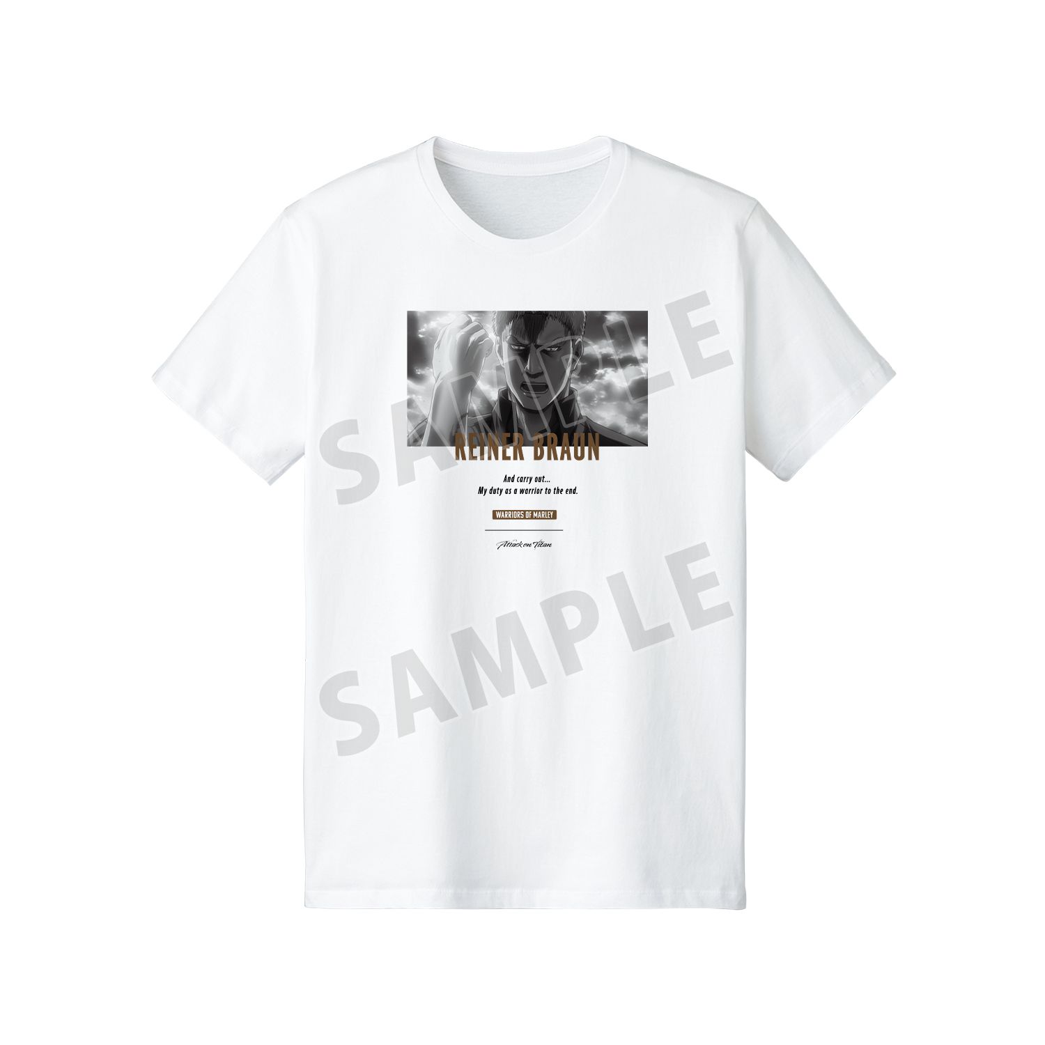 TVアニメ『進撃の巨人』 ライナー 台詞Tシャツレディース(サイズ/XL) - AniSmile