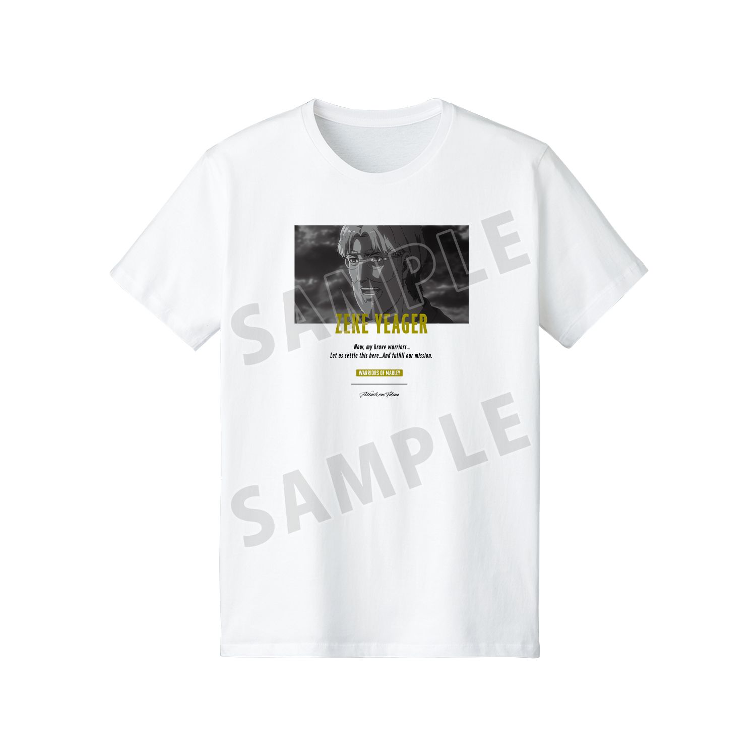 TVアニメ『進撃の巨人』 ジーク 台詞Tシャツメンズ(サイズ/XXL) - AniSmile