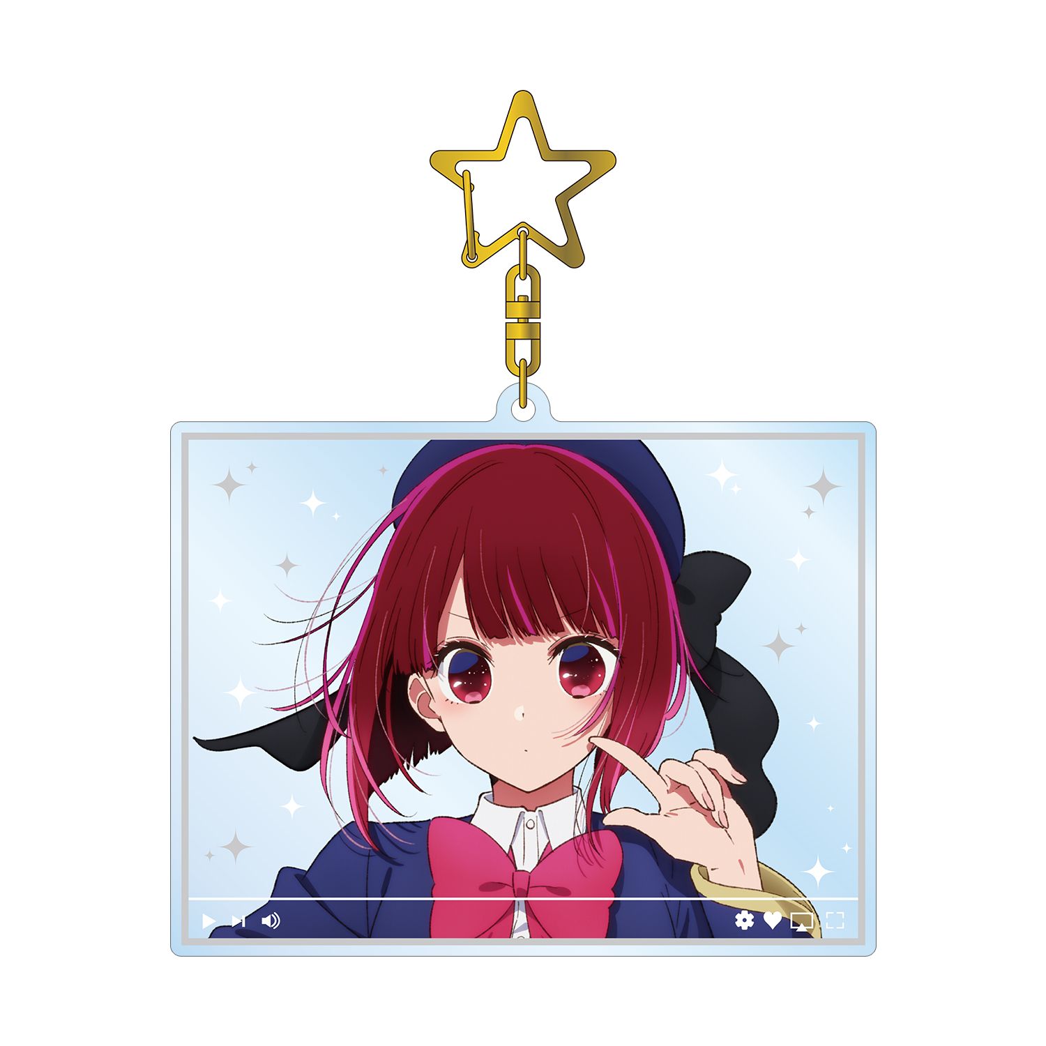 【推しの子】 有馬かな 配信風BIGアクリルキーホルダー Image 2 | AniSmile