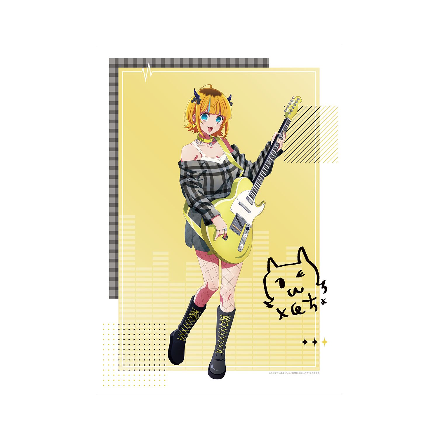 【推しの子】 描き下ろし MEMちょ ロックバンドver. A3マット加工ポスター 画像 3 | AniSmile