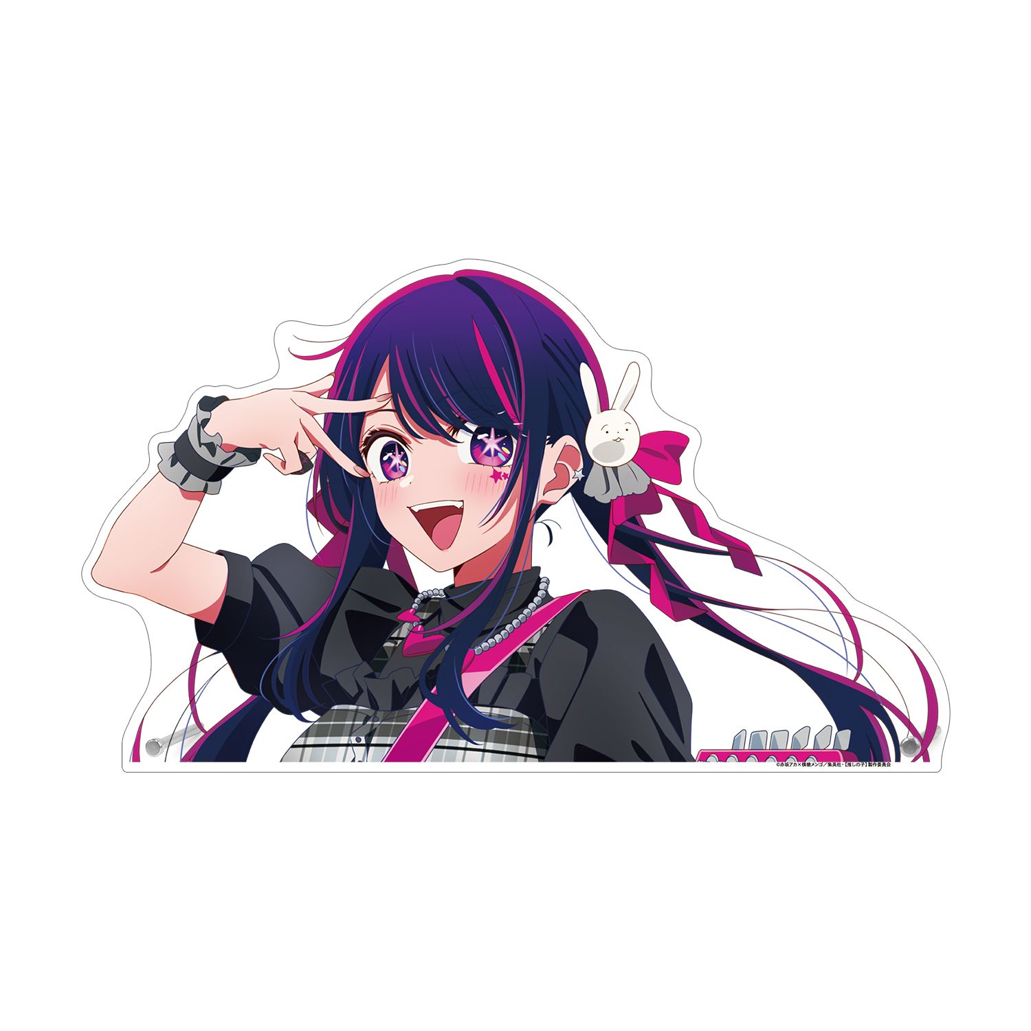 【推しの子】 描き下ろし アイ ロックバンドver. 特大ダイカットアクリルパネル Image 5 | AniSmile