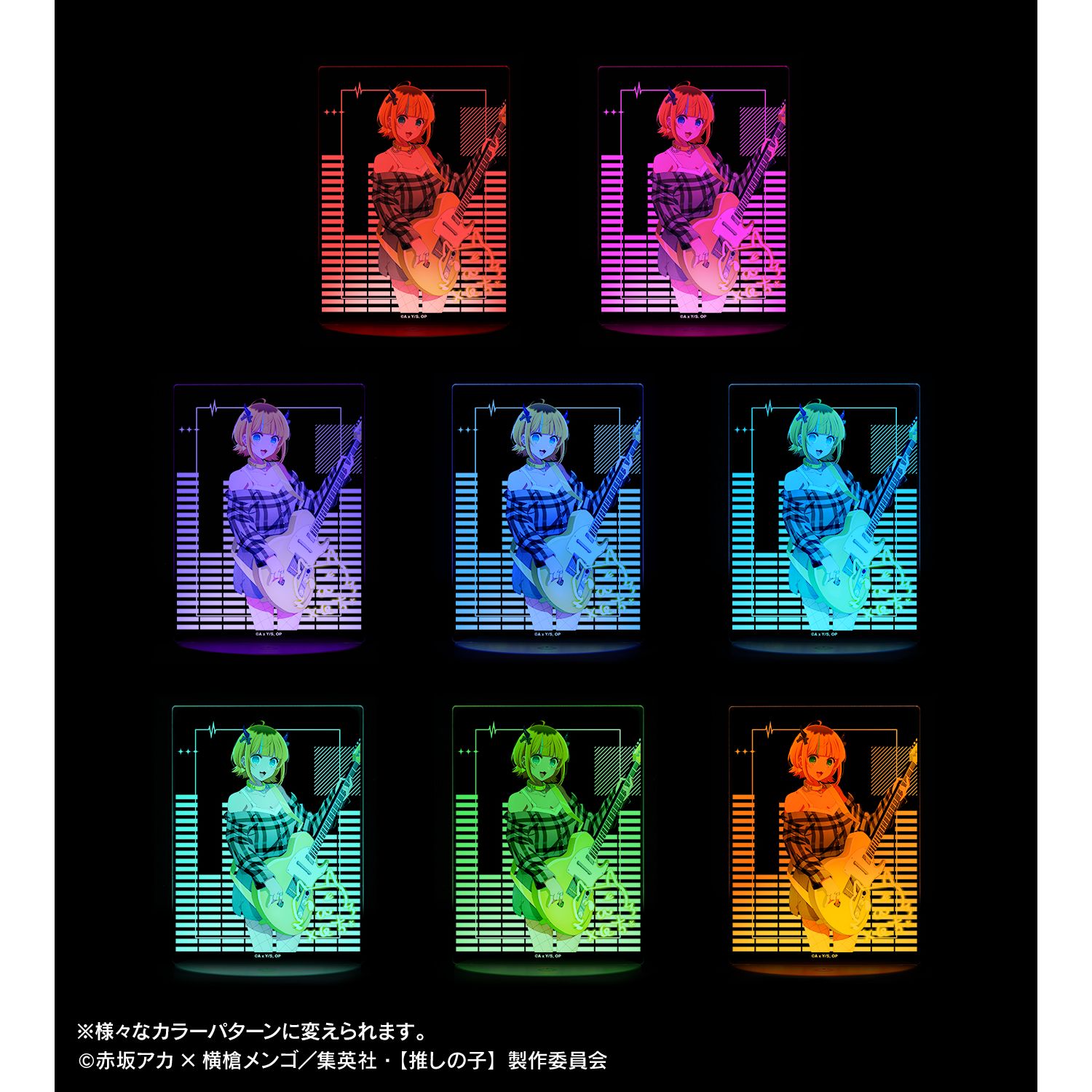 【推しの子】 描き下ろし MEMちょ ロックバンドver. ライトアップアクリルスタンド 画像 6 | AniSmile