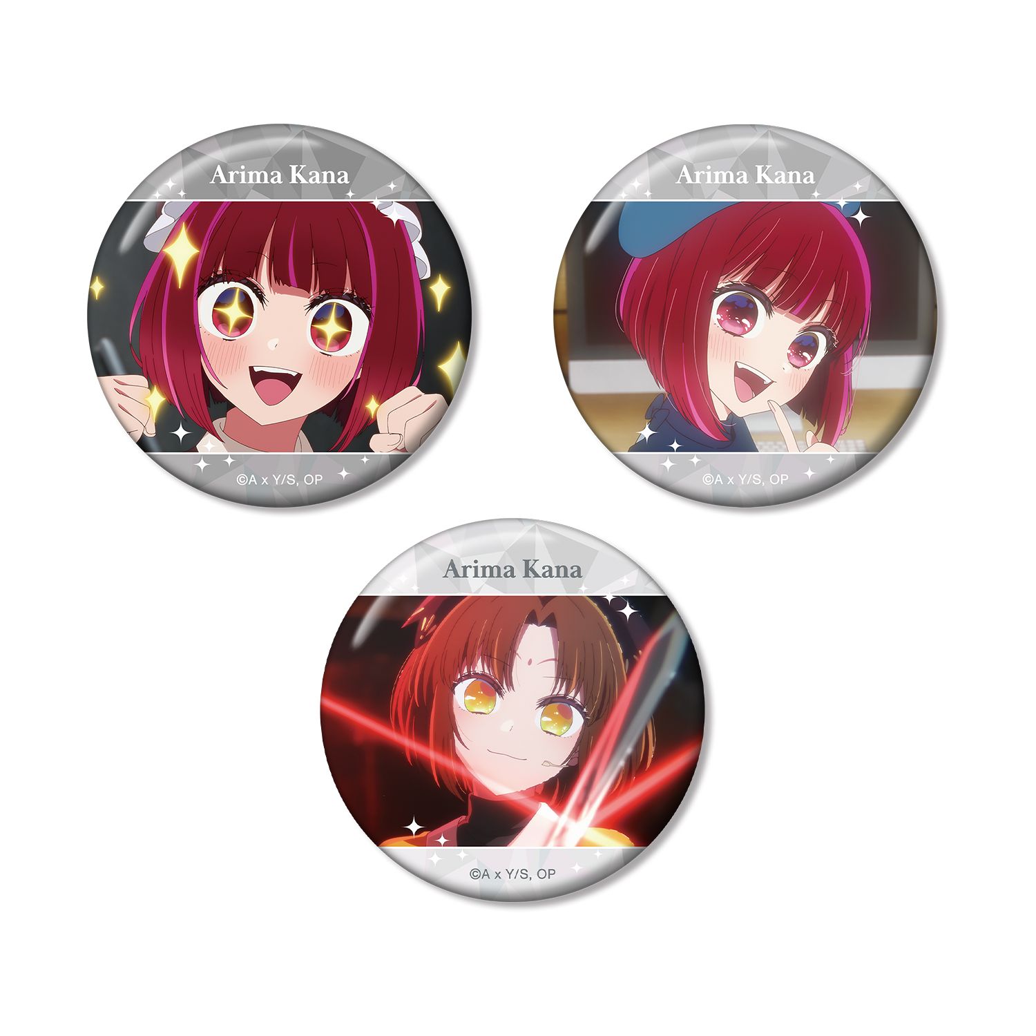 【推しの子】 有馬かな 場面写缶バッジ3個セット Image 6 | AniSmile