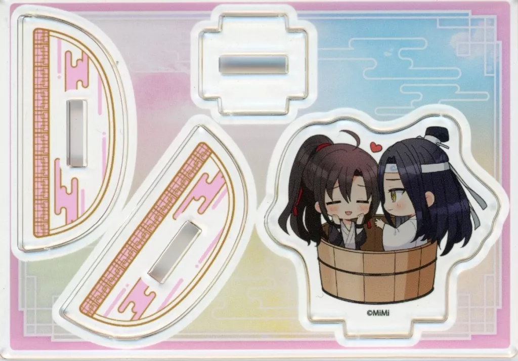 ゆらゆらアクリルスタンド「大河幻想ラジオドラマ「魔道祖師」」01/藍忘機&魏無羨(ミニキャライラスト) - AniSmile