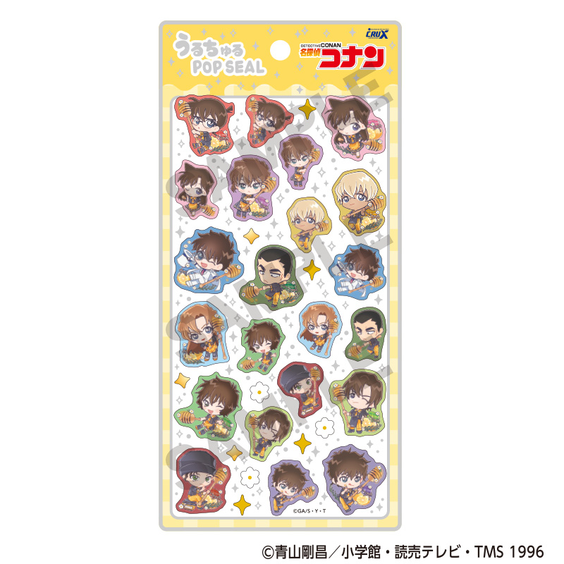 名探偵コナン うるちゅるPOP SEAL キャラペコはちみつ - AniSmile