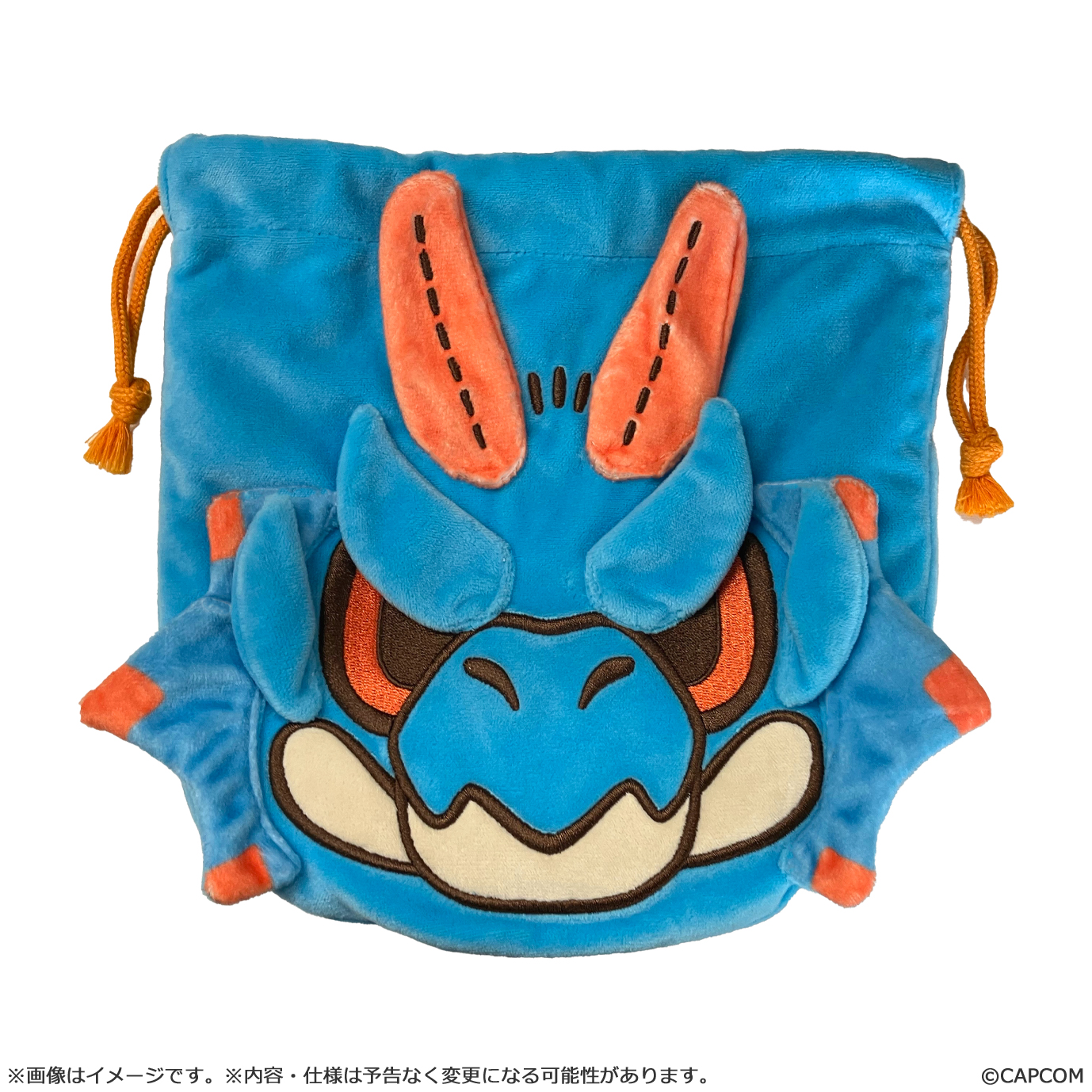 モンスターハンター モンでふぉ 巾着ポーチ ラギアクルス Image 2 | AniSmile