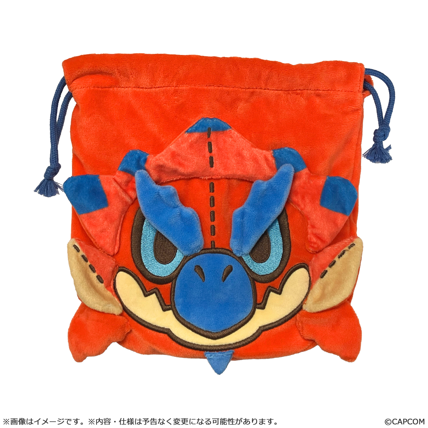 モンスターハンター モンでふぉ 巾着ポーチ リオレウス Image 5 | AniSmile