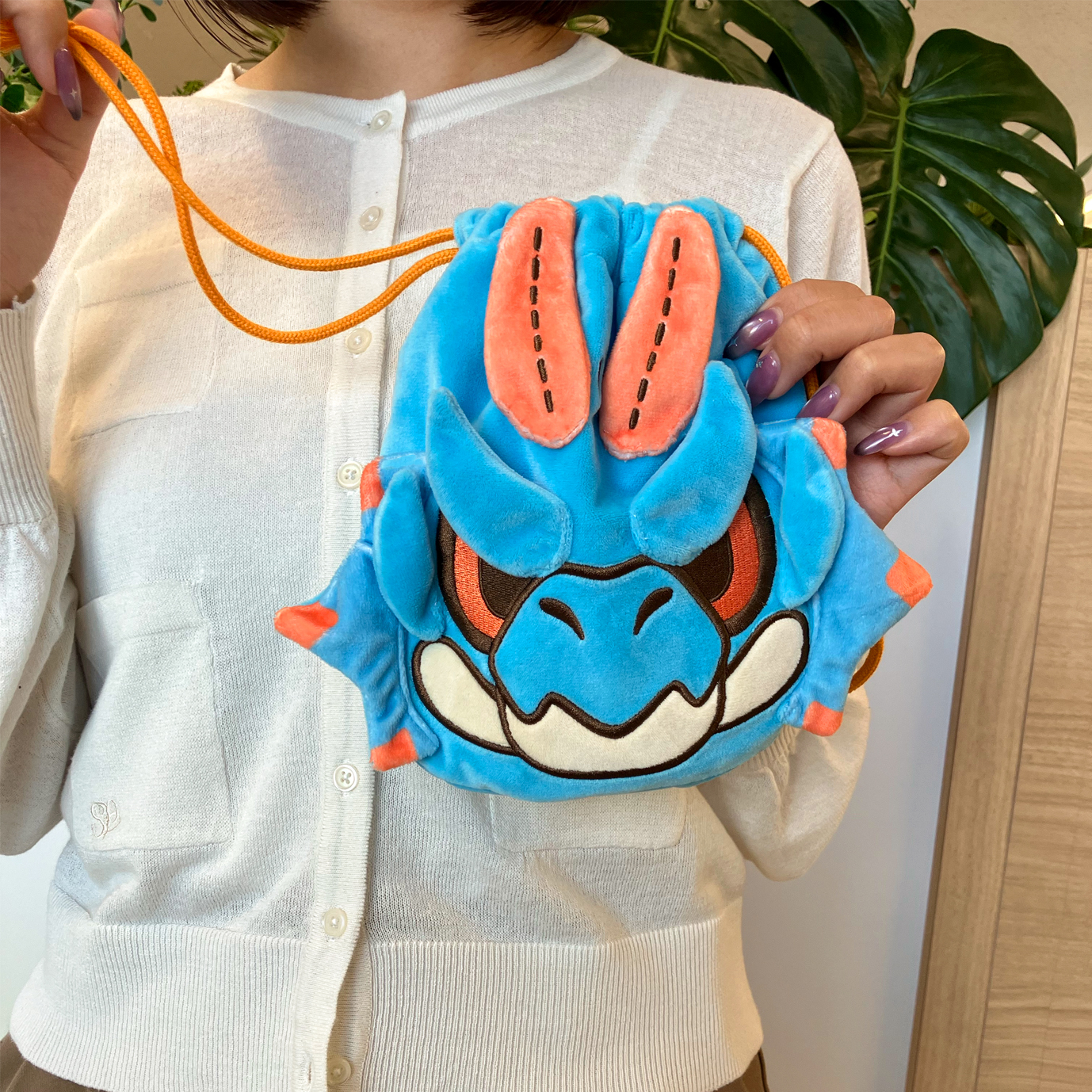 モンスターハンター モンでふぉ 巾着ポーチ ラギアクルス Image 6 | AniSmile