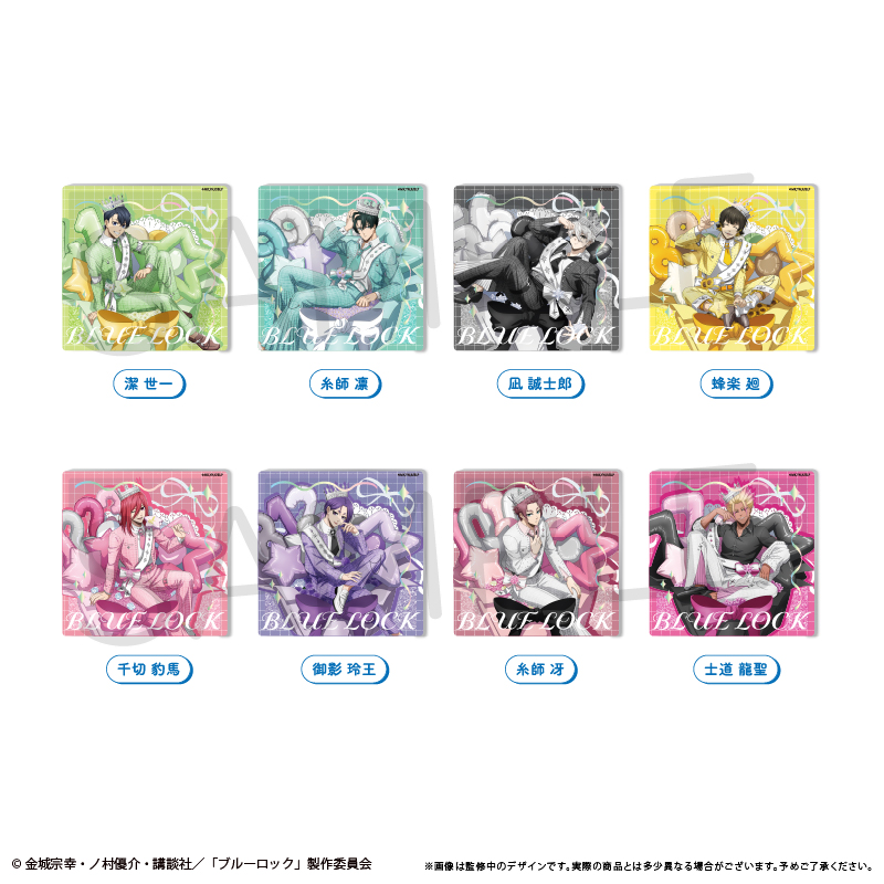 ブルーロック グリッターアクリルブロック バルーンブーケ Ver. 蜂楽 廻 Image 2 | AniSmile