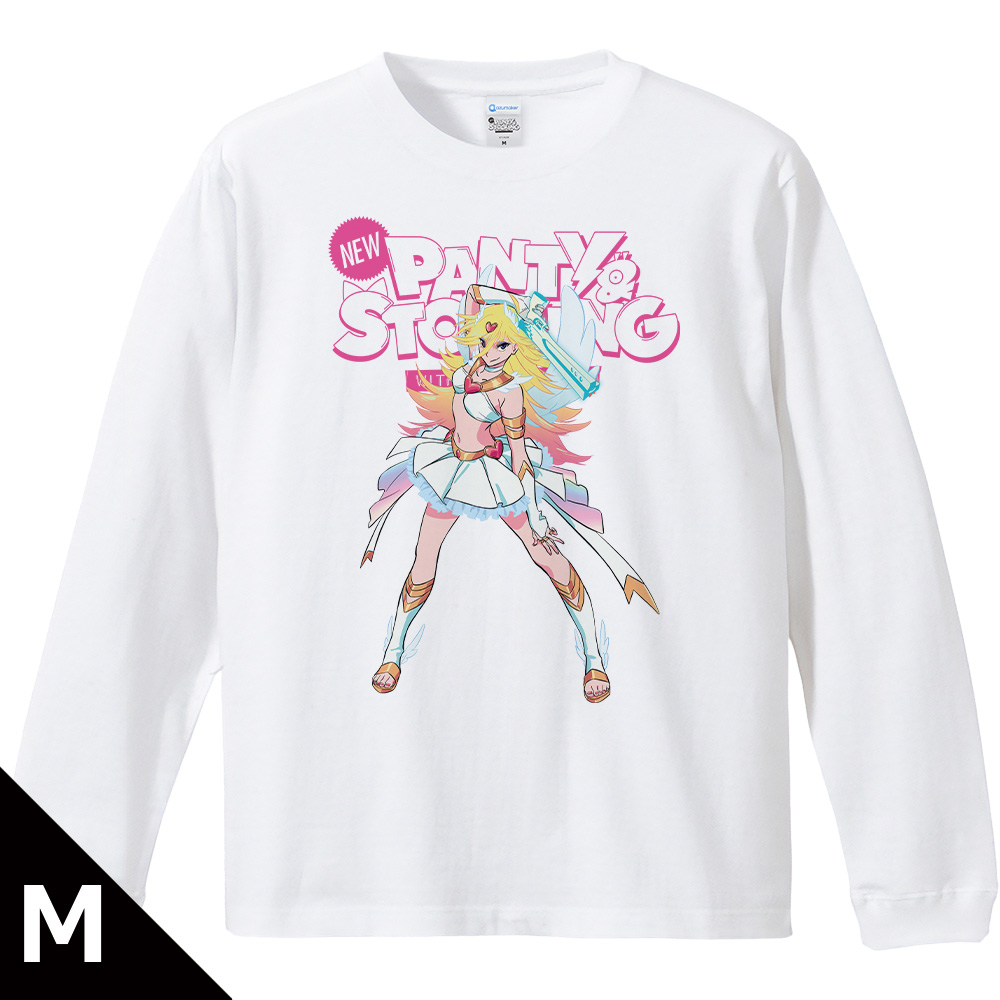 New PANTY & STOCKING with GARTERBELT リブ付ロングスリーブTシャツ パンティ リアル等身ver. Mサイズ - AniSmile
