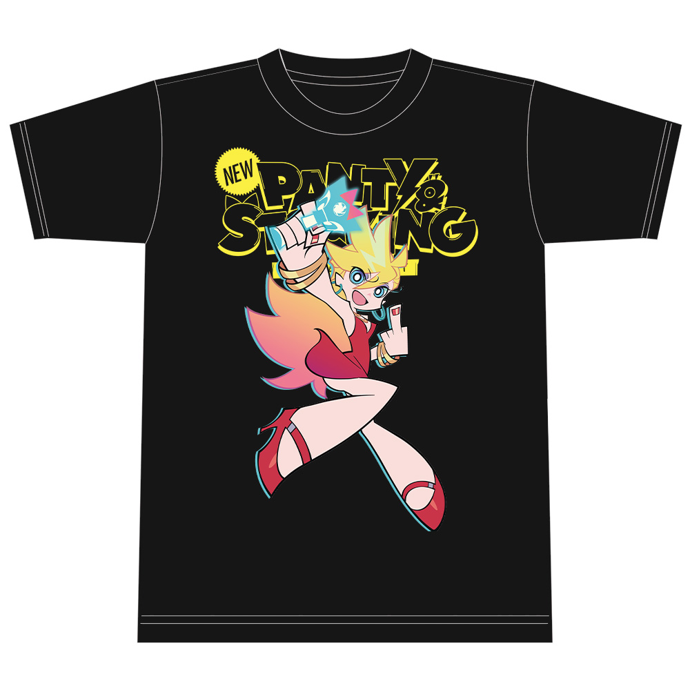New PANTY & STOCKING with GARTERBELT Tシャツ パンティ キービジュアルver. Mサイズ Image 3 | AniSmile