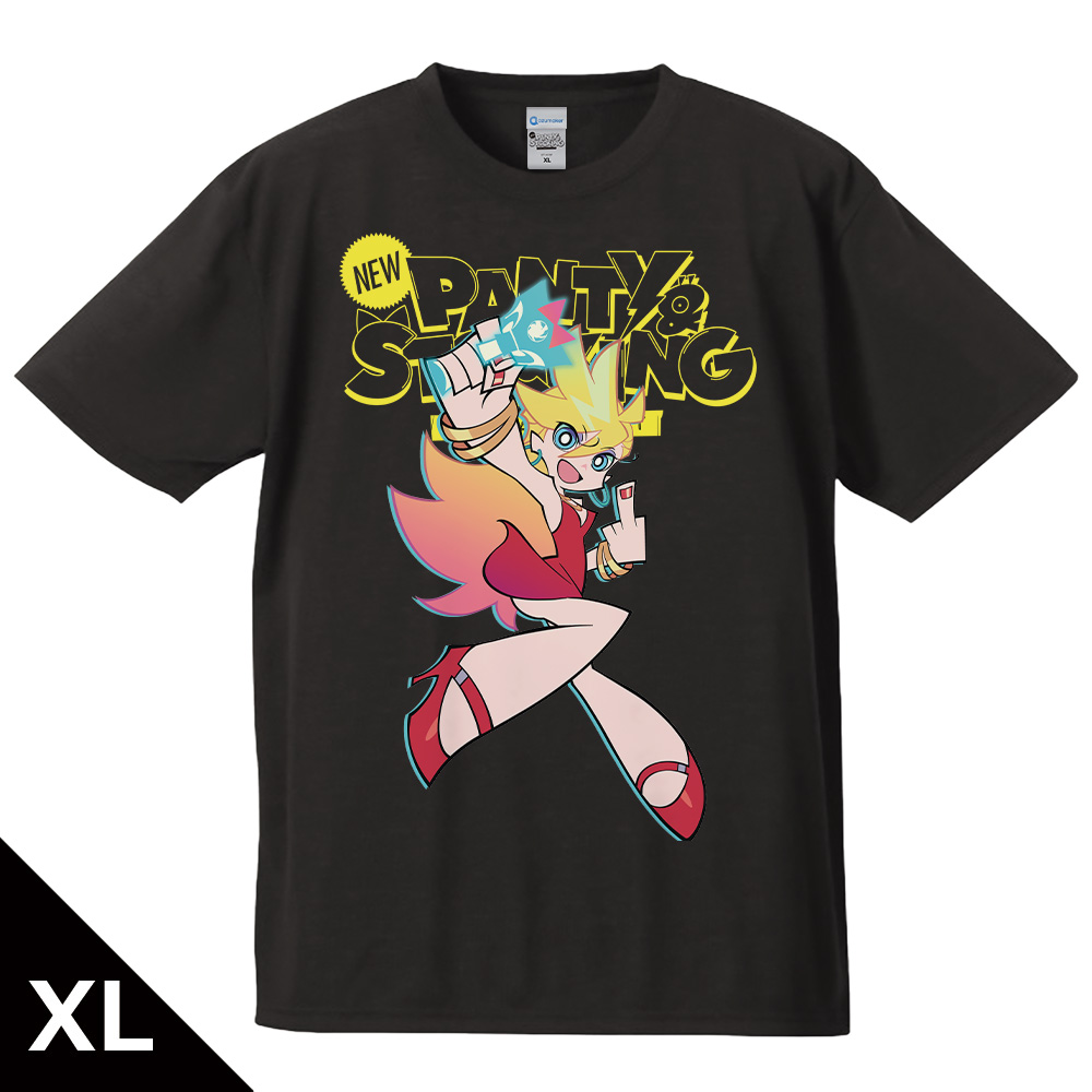 New PANTY & STOCKING with GARTERBELT Tシャツ パンティ キービジュアルver. XLサイズ - AniSmile