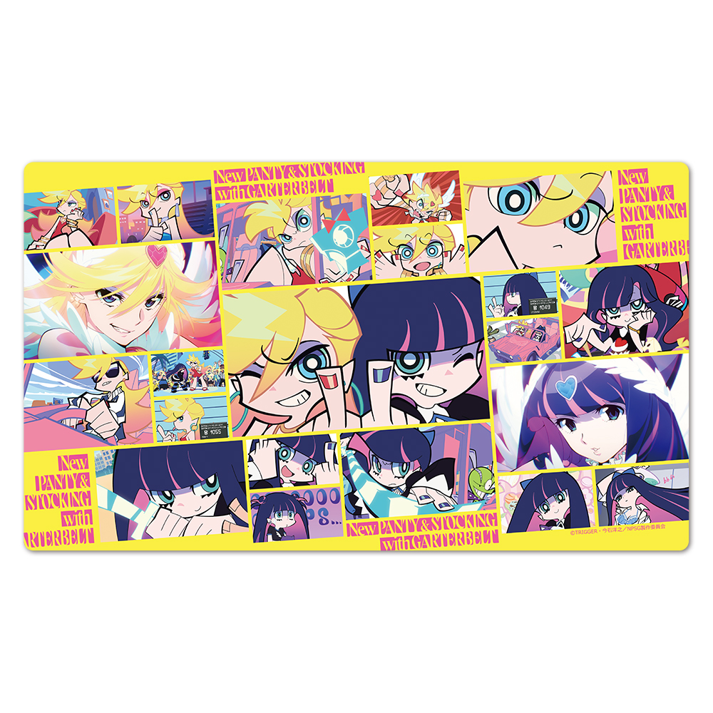 New PANTY & STOCKING with GARTERBELT キャラクターラバーマット パンティ&ストッキング 場面写ver. - AniSmile