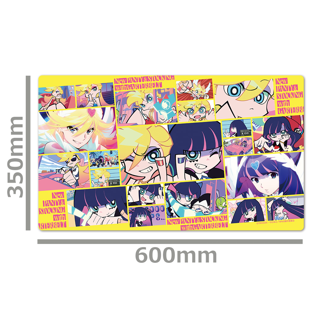 New PANTY & STOCKING with GARTERBELT キャラクターラバーマット パンティ&ストッキング 場面写ver. Image 3 | AniSmile