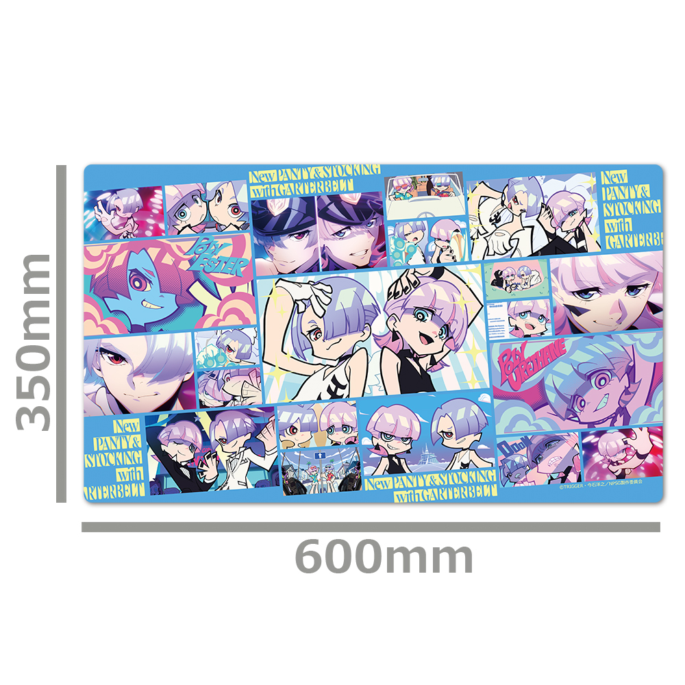 New PANTY & STOCKING with GARTERBELT キャラクターラバーマット ポリエステル&ポリウレタン 場面写ver. Image 3 | AniSmile