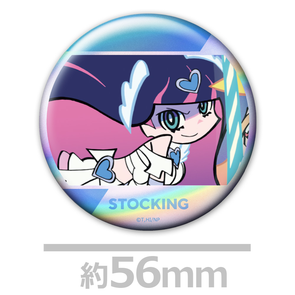 New PANTY & STOCKING with GARTERBELT ホログラム缶バッジ2個セット ストッキング vol.3 Image 3 | AniSmile