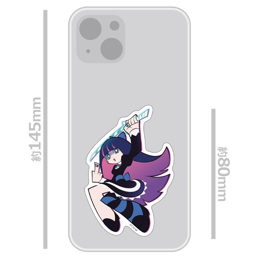 New PANTY & STOCKING with GARTERBELT ダイカットステッカー ストッキング キービジュアルver. Image 3 | AniSmile
