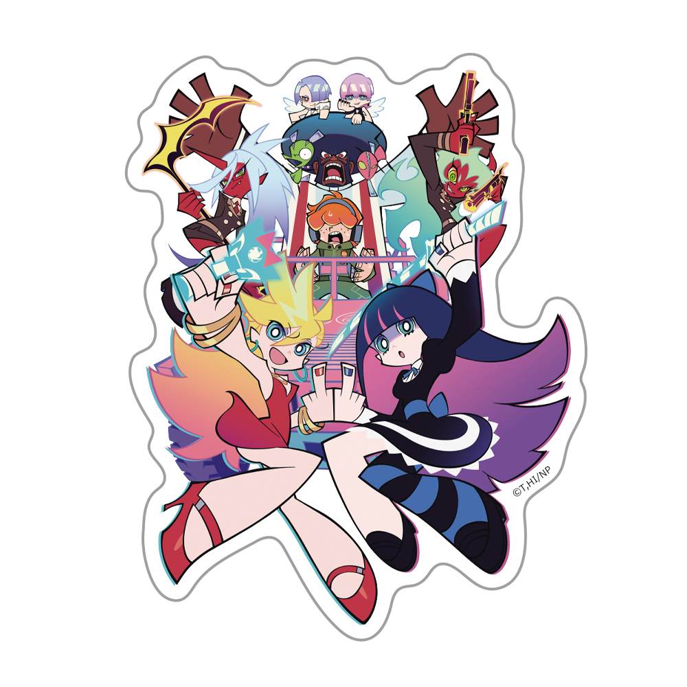 New PANTY & STOCKING with GARTERBELT ダイカットステッカー キービジュアル - AniSmile