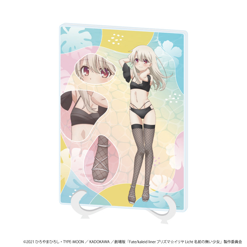 アクリルアートボード(A5サイズ)「劇場版『Fate/kaleid liner プリズマ☆イリヤ Licht 名前の無い少女』」01/イリヤ(描き下ろしイラスト) - AniSmile